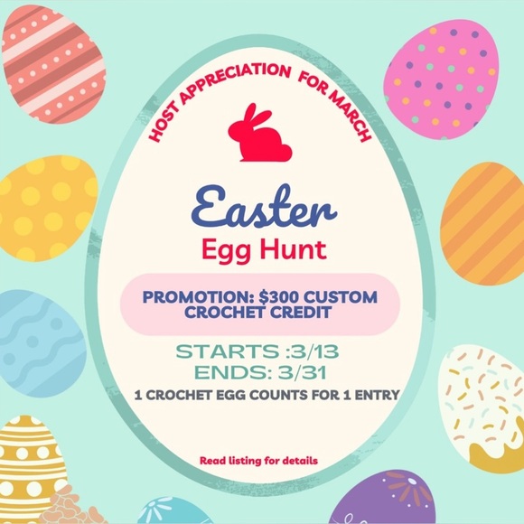 Easter Egg Hunt. 1 Crochet Easter Egg - Picture 6 of 8